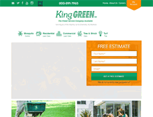 Tablet Screenshot of kinggreen.com